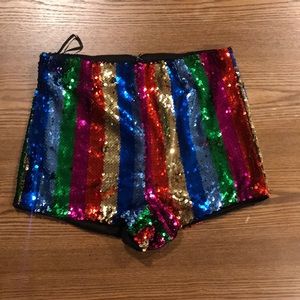 Forever 21 Sequined Shorts (M)